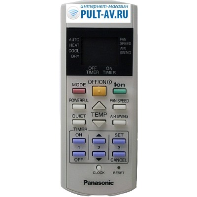 Пульт Panasonic CWA75C2604, CWA75C2852, CWA75C2654, для кондиционер Panasonic CS-A9DKA