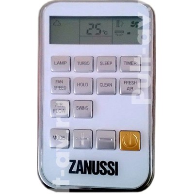 Пульт ZANUSSI ZH/TT-02 (ZH/TT-01), для кондиционер ZANUSSI ZACS-09 HTN1