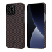 Чехол Pitaka MagEZ Case 2 для iPhone 13 Pro 6.1", черно-коричневый, кевлар (арамид)