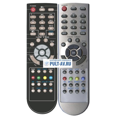 Пульт Akai TVD34, для телевизор AKAI LTA-32N658HCP, SUPRA STV-LC1504W, STV-LC1904W