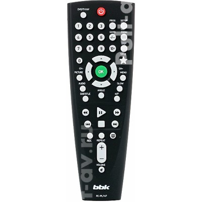 Пульт BBK RC-PL747, для портативный DVD-плеер BBK PL747TI, PL947TI