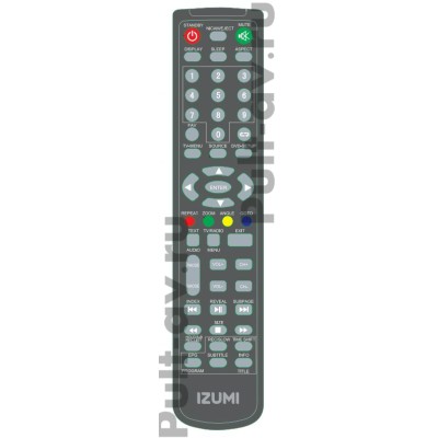 Пульт IZUMI HH988-1, для телевизор IZUMI TLE24F400R