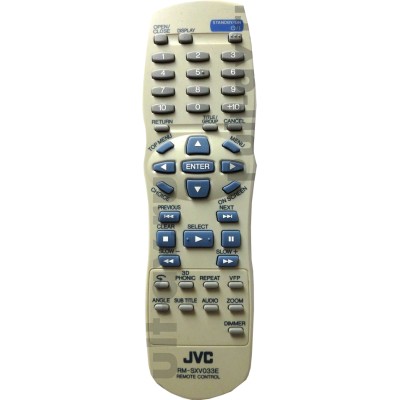 Пульт JVC RM-SXV033E, для DVD-плеер JVC XVN30BK, XVN33SL, XVN35SL