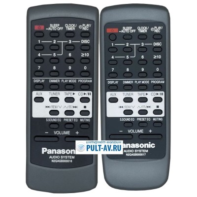 Пульт Panasonic N2QAGB000016, N2QAGB000015, N2QAGB000017, для музыкальный центр Panasonic SC-AK100