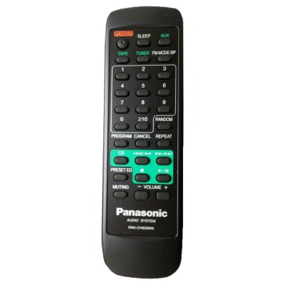 Пульт Panasonic RAK-CH930WK, для музыкальный центр Panasonic SA-AK5