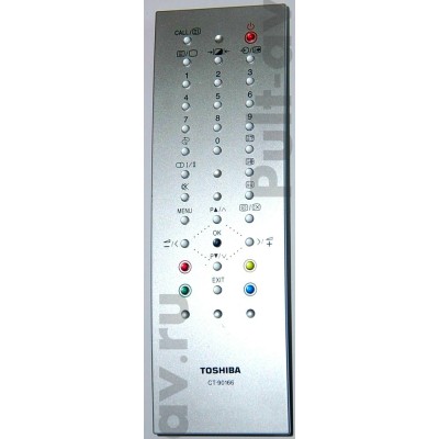 Пульт Toshiba CT-90166, для LCD телевизор Toshiba 14VL43P, 20VL43P