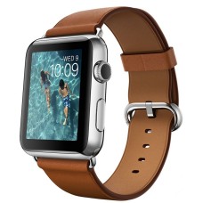 Часы Apple Watch 42mm (коричневая кожа)