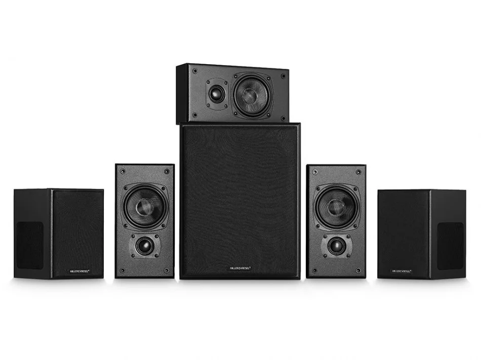 Набор акустических систем M&K Sound Movie 5.1 System. Цвет:Черный матовый.