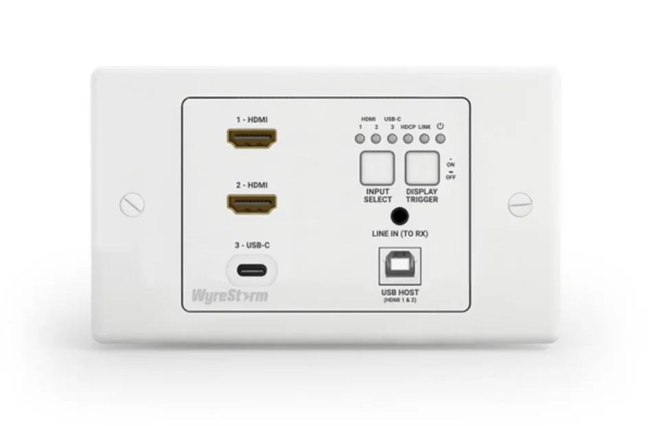 Настенный HDBT передатчик Wyrestorm SW-130-TX-UK
