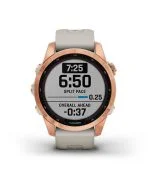 Умные часы Garmin Fenix 7s Solar 42 мм, серый с черным силиконовым ремешком черный — изображение 28
