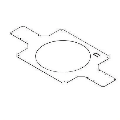 Sonance PS-C8R metal roung in bracket