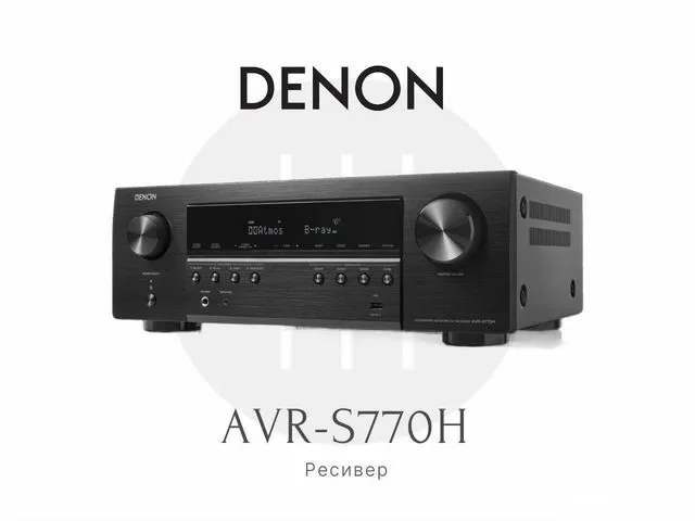 АV-ресивер Denon AVR-S770H Black