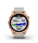 Умные часы Garmin Fenix 7s Solar 42 мм, серый с черным силиконовым ремешком черный — изображение 29