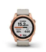 Умные часы Garmin Fenix 7s Solar 42 мм, серый с черным силиконовым ремешком черный — изображение 31