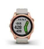 Умные часы Garmin Fenix 7s Solar 42 мм, серый с черным силиконовым ремешком черный — изображение 36