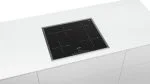 Индукционная варочная панель Bosch PIF645FB1E, цвет панели черный, цвет рамки серебристый — изображение 4