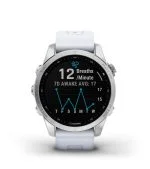 Умные часы Garmin Fenix 7s 42 мм, серебристый с графитовым силиконовым ремешком — изображение 47
