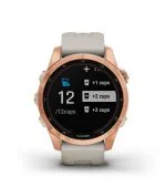 Умные часы Garmin Fenix 7s Solar 42 мм, серый с черным силиконовым ремешком черный — изображение 50