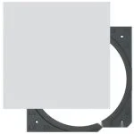 Sonance SQ adapter PS-C43R w/grille (pair) black w — изображение 3