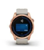 Умные часы Garmin Fenix 7s Solar 42 мм, серый с черным силиконовым ремешком черный — изображение 54