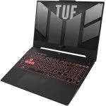 Ноутбук ASUS TUF Gaming A15 FA507NVR-LP118, 15.6" (1920x1080) IPS 144 Гц/AMD Ryzen 7 7435HS/32 ГБ DDR5/512 ГБ SSD/NVIDIA GeForce RTX 4060 для ноутбуков (8 Гб)/Без системы, Серый (90NR0JK5-M006X0) — изображение 3