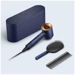Фен Dyson Supersonic HD07 с набором расчесок, синий/медный — изображение 3
