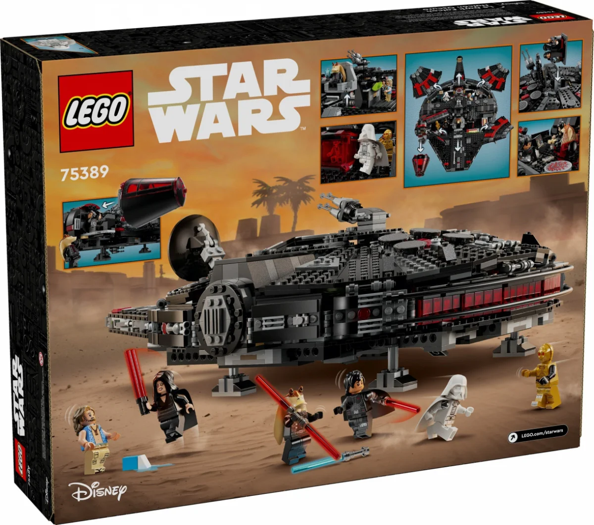 Конструктор LEGO Star Wars™ Темный сокол тысячелетия 75389