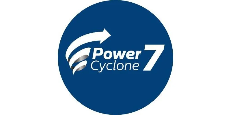 PowerCyclone 7 помогает дольше поддерживать максимальную мощность всасывания