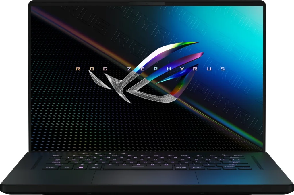 Ноутбук ASUS Zephyrus M16 GU603ZM-LS075 1920x1200, Intel Core i9 12900H 2.5 ГГц, RAM 16 ГБ, SSD 1 ТБ, NVIDIA GeForce RTX 3060, DOS, 90NR0911-M00730, черный