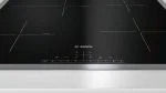 Индукционная варочная панель Bosch PIF645FB1E, цвет панели черный, цвет рамки серебристый — изображение 2