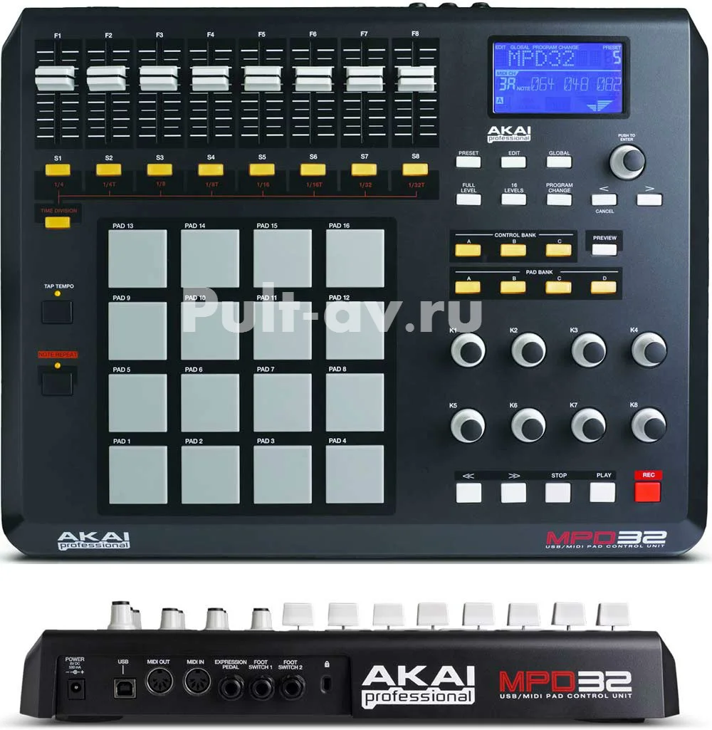 AKAI MPD32 USB-MIDI-контроллер