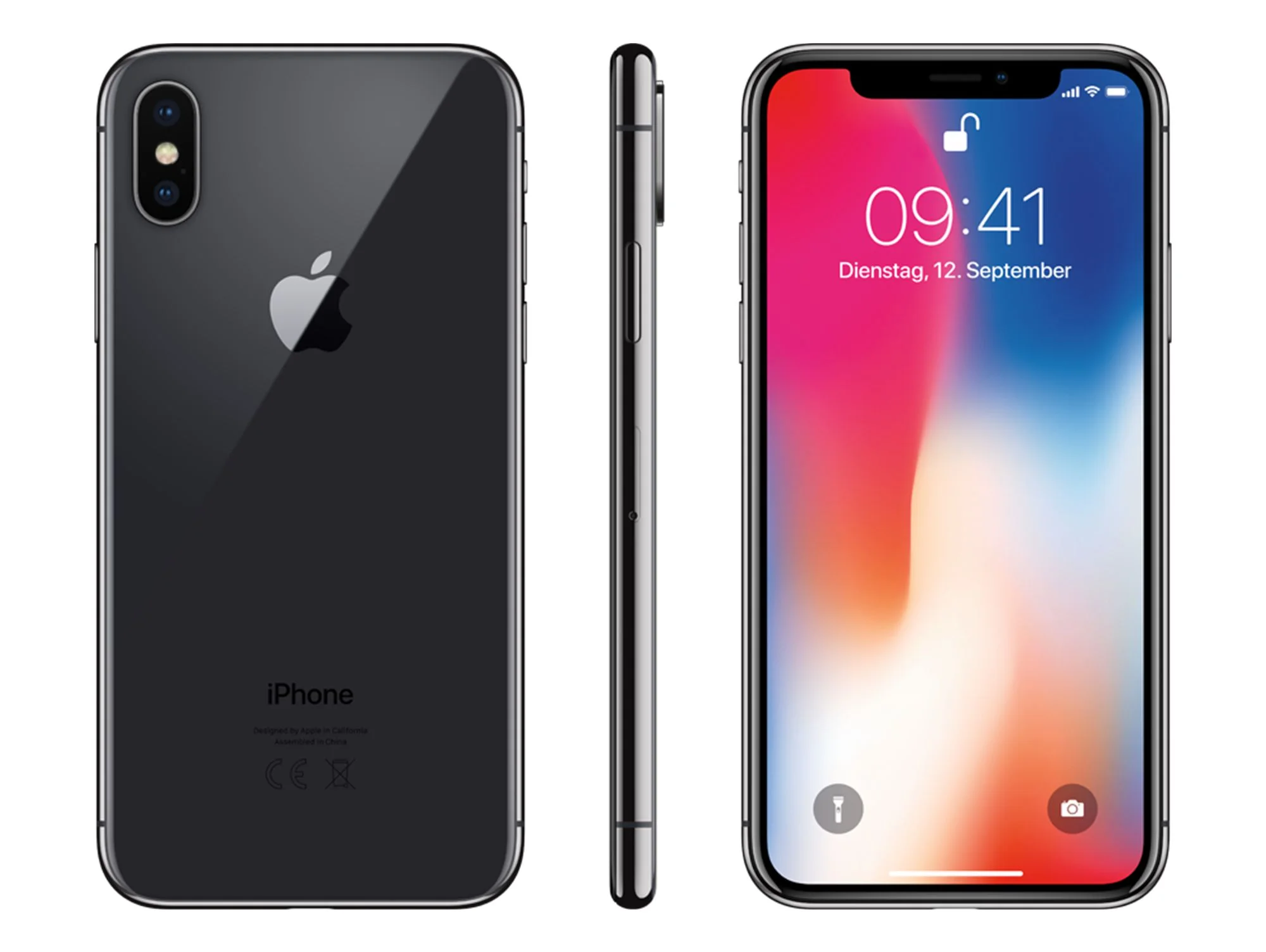 Apple iPhone X 64GB Space Gray восстановленный RFB