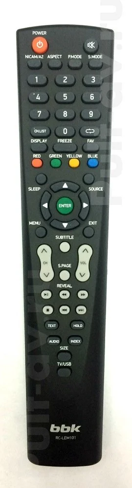 Оригинальный пульт BBK RC-LEM101, для LCD телевизор BBK LED-2272FDTG