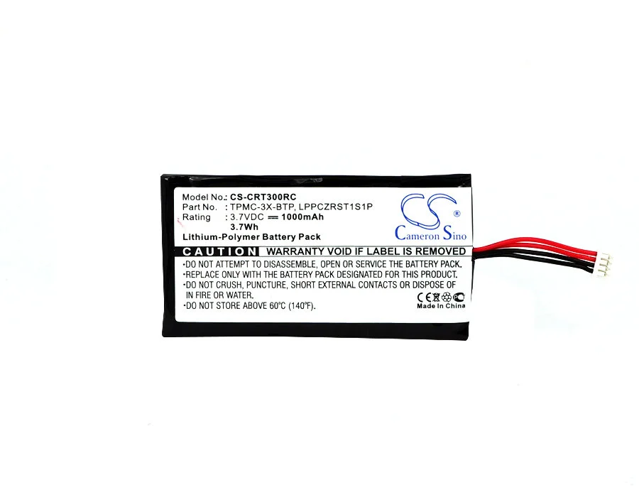 Аккумулятор CRESTRON MTX-3, PTX3, TPMC-3X, LP-PCZCRST1S1P (Cameron Sino CS-CRT300RC)