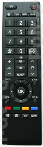Пульт TOSHIBA CT-90326, для телевизор TOSHIBA 32AV605PR, 32EL833R