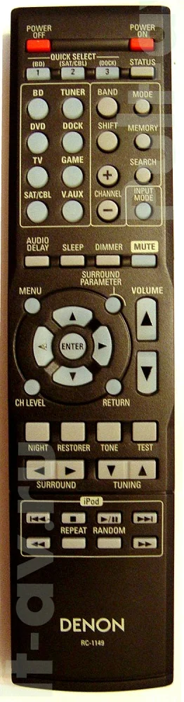 Пульт DENON RC-1149, для AV-ресивер DENON AVR-391, DHT-391XP