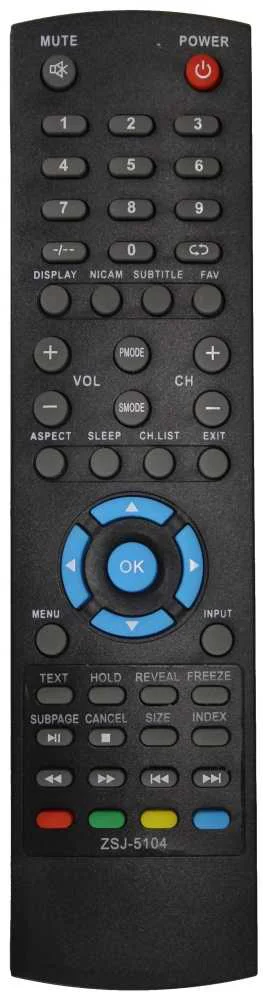 Не оригинальный пульт FUSION ZSJ-5104, для телевизор FUSION FLTV-16C10