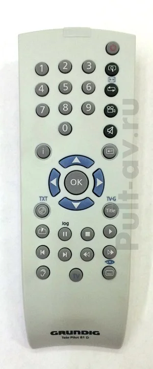 Пульт Grundig Tele Pilot 81D, для DVD проигрователь Grundig GDP-3200