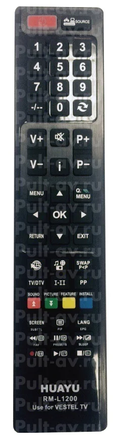 Пульт HUAYU RM-L1200 (VESTEL)