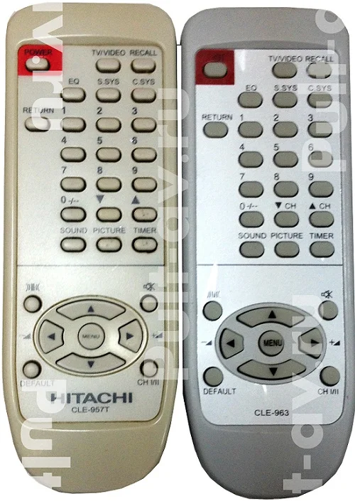 Пульт Hitachi CLE-963 (CLE-957T), для телевизор Hitachi C21-TF751SN