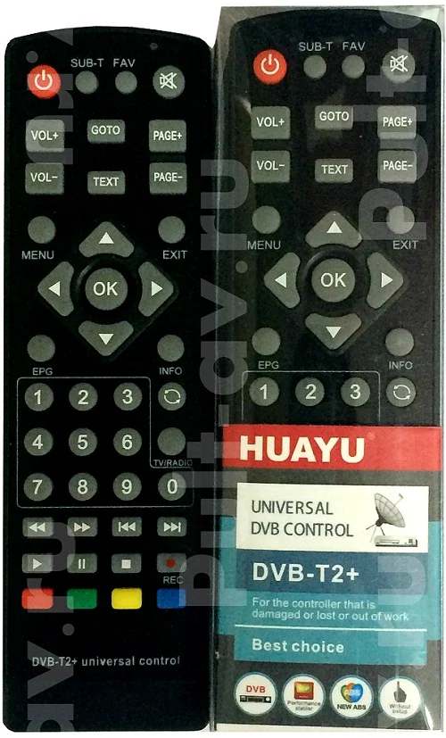 Пульт HUAYU DVB-T2