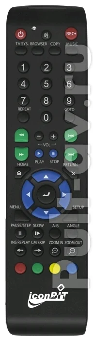 Пульт IconBit XDR10DVBT, для медиаплеер IconBit