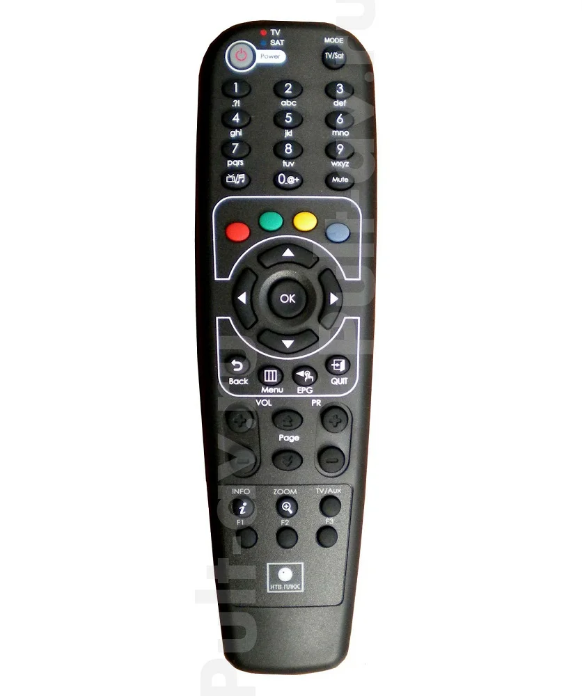 Пульт Intek HD-S10VA0P НТВ+, для Цифровой спутниковый ресивер Vantage X101S, X101SCI, X111S