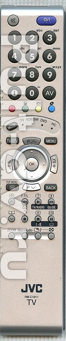 Оригинальный пульт JVC RM-C1905 (RM-C1910, RM-C1911), для телевизор JVC LT-42P80BU