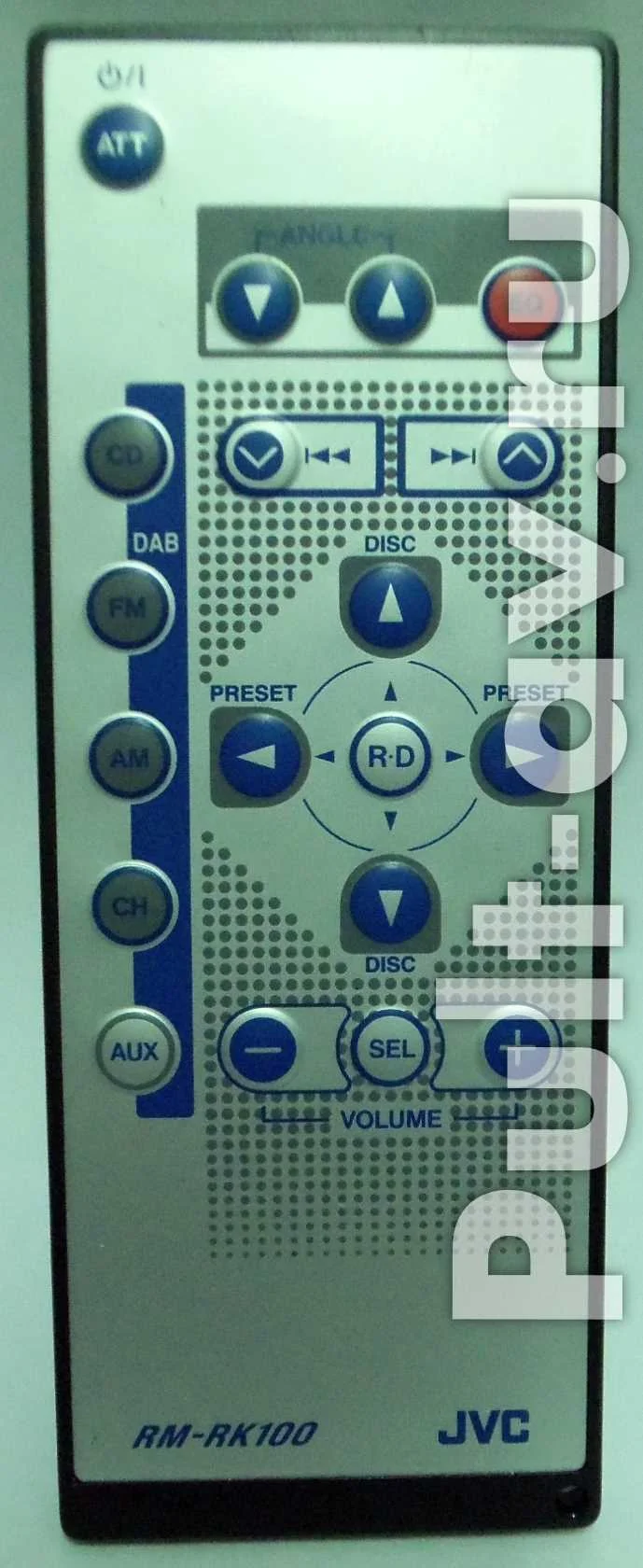 JVC RM-RK100, пульт для автомагнитолы JVC KD-SH55R