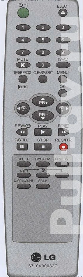 Не оригинальный пульт LG 6710V00032C