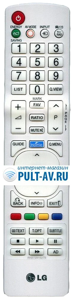 Оригинальный пульт для LG AKB72915279