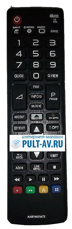 Не оригинальный пульт LG AKB74475472
