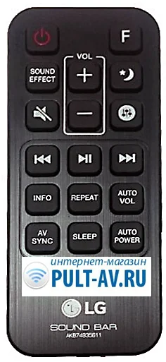 Оригинальный пульт LG AKB74835611