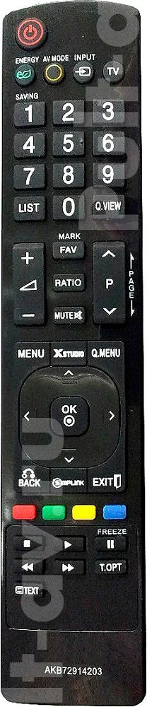 Пульт LG AKB72914203, для плазменный телевизор LG 42PJ360R